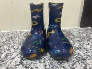 Fun Patterned Kids Rain Boots size 26
