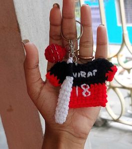 Handmade Virat Kohli Jersey Keychain