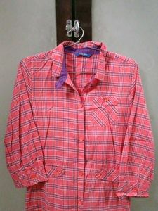 Cute Plaid Shirt Dress