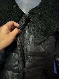 Puffy Winter Black Woollen Jacket♥️