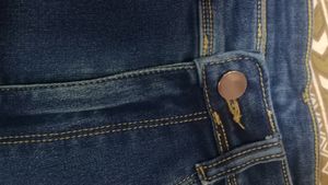 Blue Super Skinny Fit High Waist Side Strip Stretchable Jeans