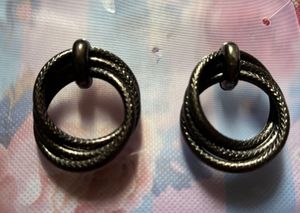 Snake Twist Hoop Earrings