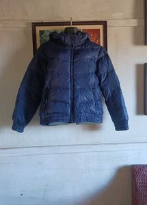 Navy Blue Puffer Jacket