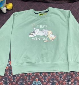 Cute Cat "I Hate Mornings" Sweatshirt