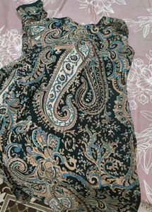🔥🖤Paisley Print Kurta Top