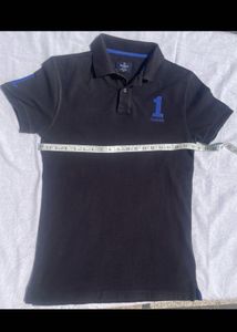 Hackett London Men's Black Polo T-Shirt