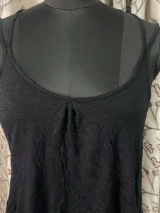 Basic Black Spaghetti Strap Tank Top