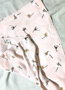 Cute Daisy Print Mini Skirt