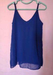 Royal Blue V-Neck Camisole