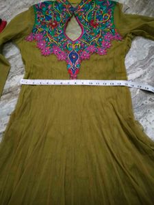 Beautiful Embroidered Kurta with duppata