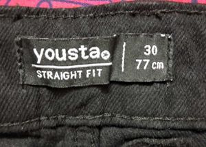 🔥 Yousta Men's Black Cargo Pants | Brand New | Ne
