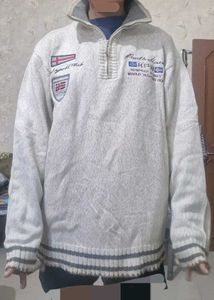HALF ZIP UP SWEATER