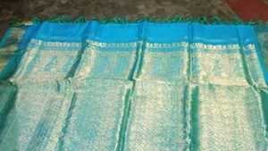 Blue Saree with Blouse