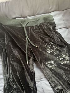 flare y2k jc inspired velour leggings