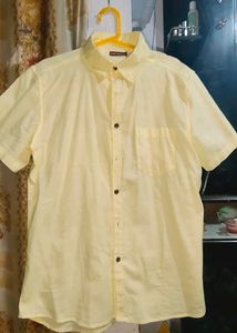 Lemon Yellow half hands shirt