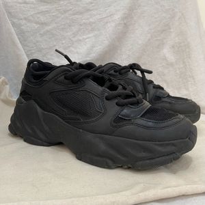 ZARA Black Chunky Sole Sneakers