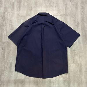 Men's Short Sleeve Navy Shirt