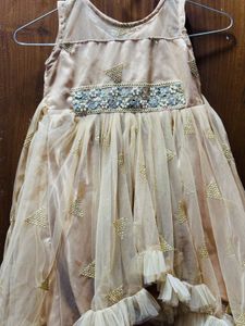 Customised Golden Back Flair Frock