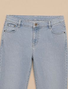 Light Wash Straight Leg Jeans