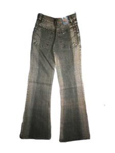 VINTAGE UNIQUE FADE FLARED JEANS