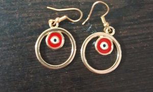 Evil Eye Hoop Earrings