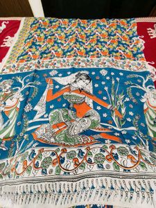 cotton kalamkari saree