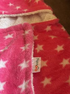 Baby Girl Star Print Hooded Snowsuit