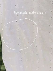 SALE❗White cotton Eyelet Tie-Front knot Dress