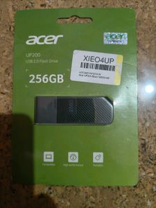 new sealed pack Acer UP200 USB 2.0 Flash Drive 256