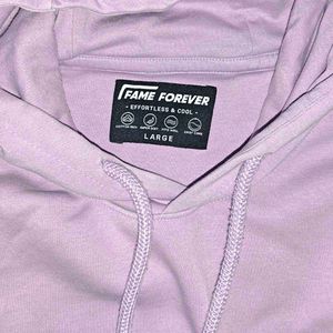 Fame Forever Lavender Pullover Hoodie