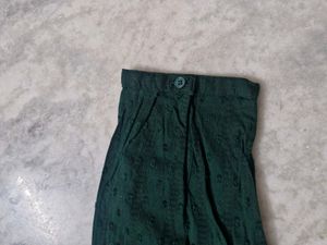 Plus Size Green Textured Top