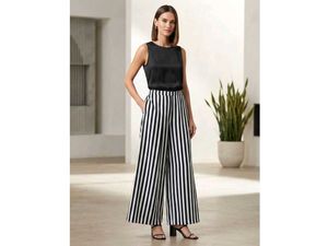 Chic Striped Wide Leg Pants