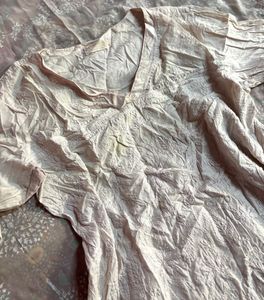 Boho Embroidered Cotton Tunic Top