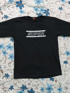 Black Supra Graphic T-Shirt size M