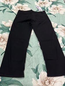 girls new Black Wide leg jeans with top