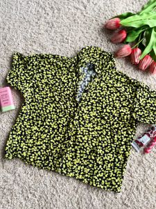 Floral Print Button-Down Shirt