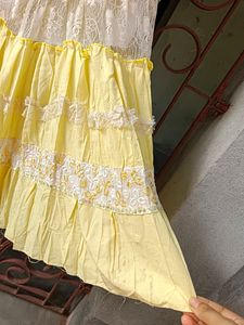 Yellow Colour Long Skirt For Women 💛💛💛
