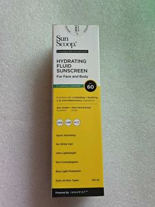 Sun Scoop Hydrating Fluid Sunscreen SPF 60