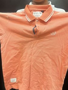 kids Peach Polo T-Shirt