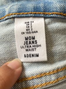Light Blue Mom Fit H&amp;M Jeans
