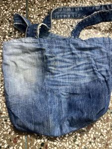 Uniqlo Denim Tote Bag