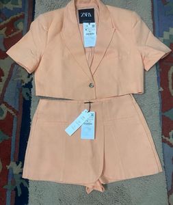 Zara Peach Co-ord Set - New