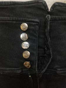 High Waisted Black Jeans