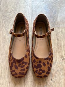Leopard Print Mary Jane Flats