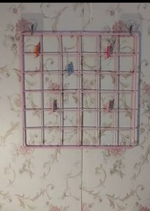 Pink Grid Photo Display