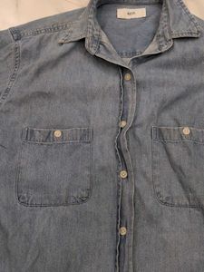 Classic unisex Blue Denim Shirt