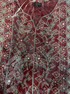 Embroidered short  frock Kurta
