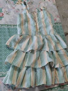 Striped Tiered Summer Dress