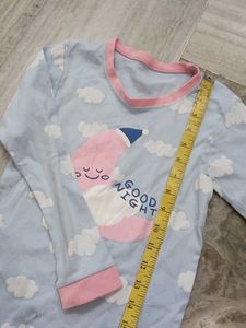 Cute Cloud &amp; Moon Pajama Top