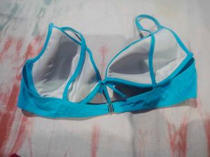 Bright Blue Bikini Top
